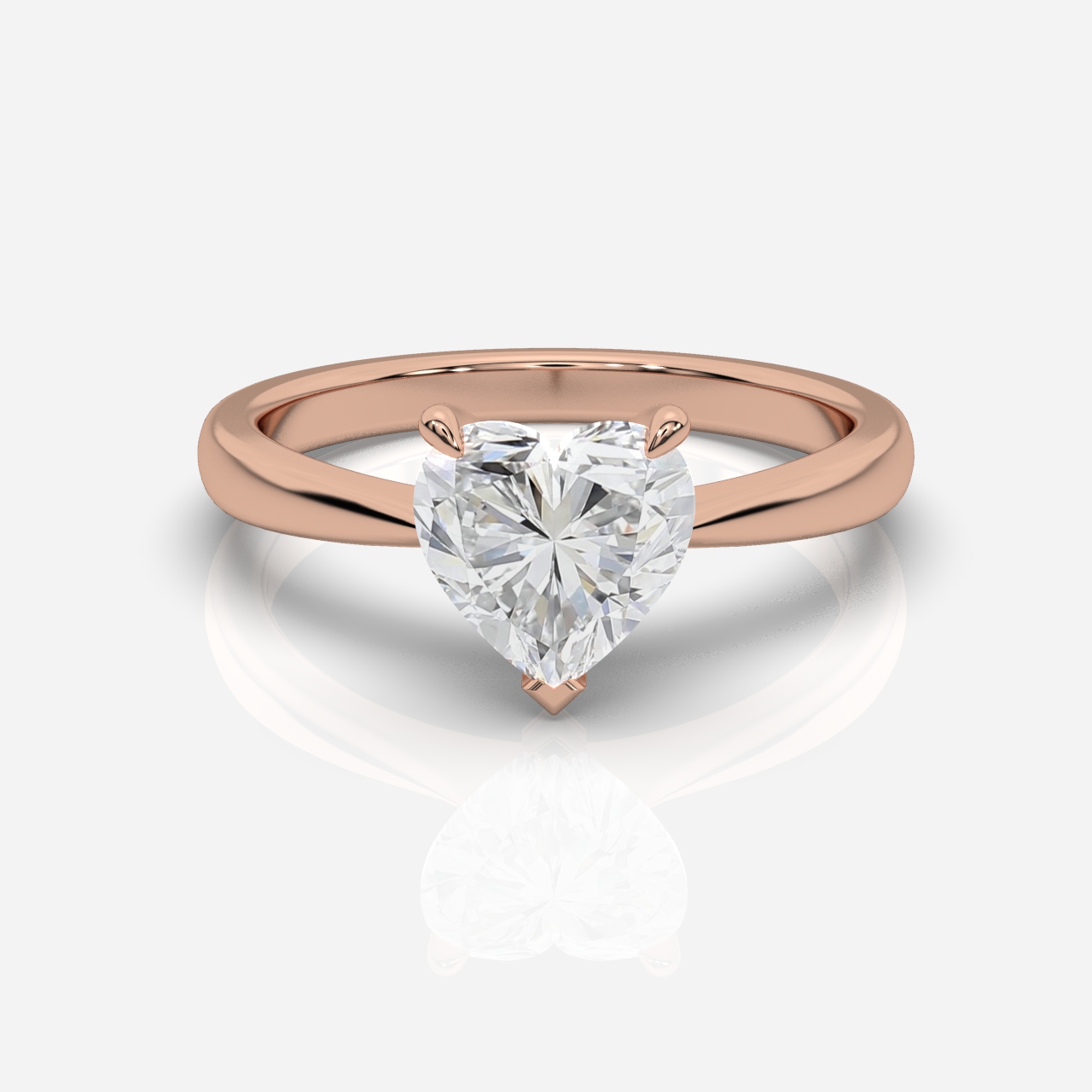 Ava Solitaire Heart